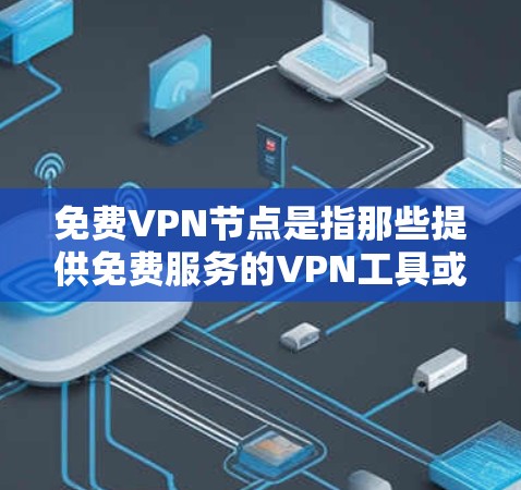 免费VPN节点是指那些提供免费服务的VPN工具或平台，通常用于视频内容的共享或下载。虽然完全免费的VPN可能有一定的限制，但有一些可靠的VPN服务可以满足用户的需求