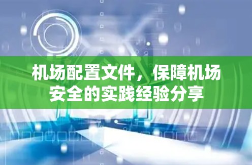 机场配置文件，保障机场安全的实践经验分享