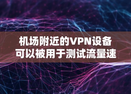 机场附近的VPN设备可以被用于测试流量速度，以确保网络连接的稳定性和可靠性。以下是一些步骤和方法，帮助你测试机场VPN节点的流量速度