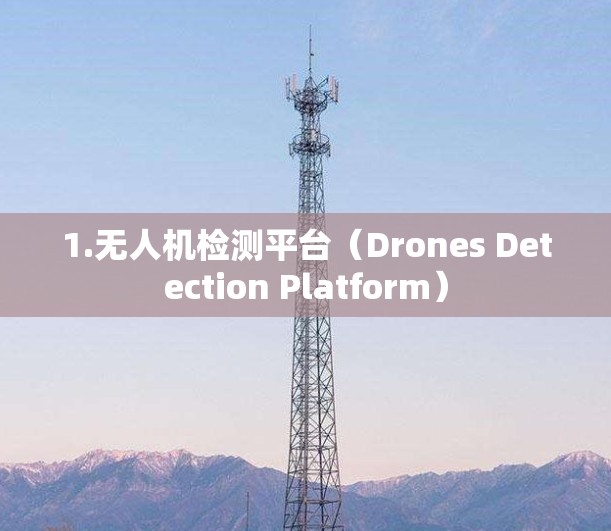 1.无人机检测平台（Drones Detection Platform）