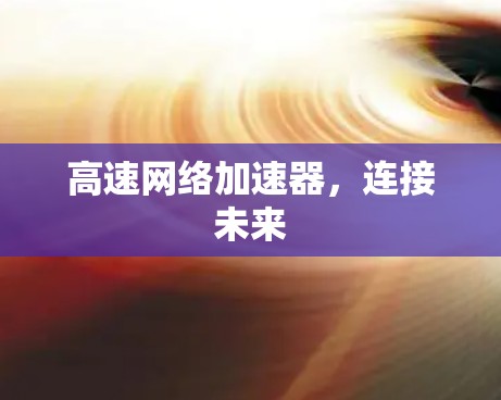 高速网络加速器，连接未来