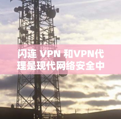 闪连 VPN 和VPN代理是现代网络安全中的一部分，它们各自发挥着不同的作用，帮助用户实现数据的安全传输和隐私保护。以下是详细的分析