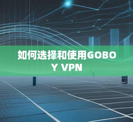 如何选择和使用GOBOY VPN