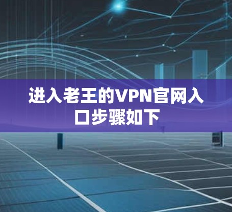 进入老王的VPN官网入口步骤如下