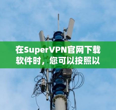在SuperVPN官网下载软件时，您可以按照以下步骤操作