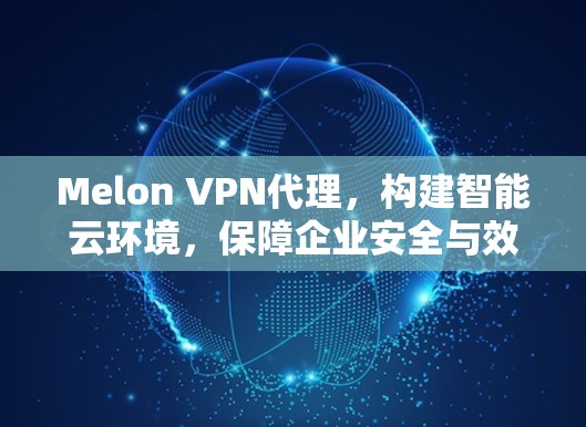 Melon VPN代理，构建智能云环境，保障企业安全与效率并行
