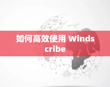 如何高效使用 Windscribe
