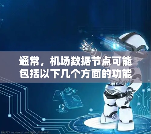 通常，机场数据节点可能包括以下几个方面的功能