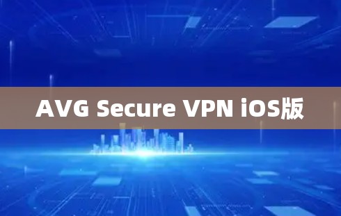 AVG Secure VPN iOS版