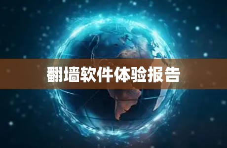 翻墙软件体验报告