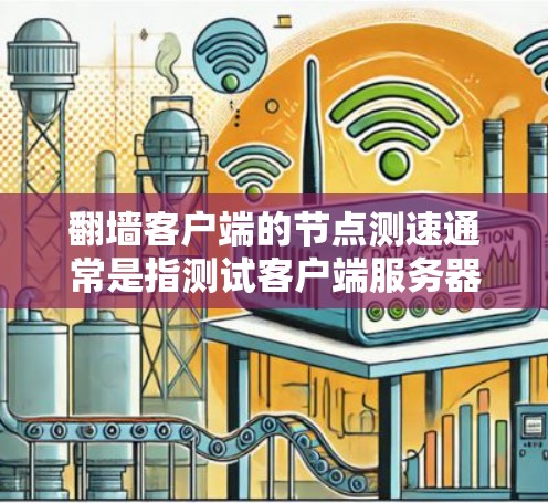 翻墙客户端的节点测速通常是指测试客户端服务器的性能，以评估其在翻墙过程中的响应速度、延迟、带宽使用情况等。以下是关于如何测试和分析翻墙客户端节点测速的步骤和方法