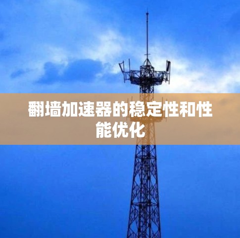 翻墙加速器的稳定性和性能优化