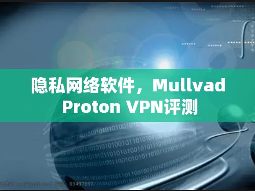 隐私网络软件，Mullvad Proton VPN评测