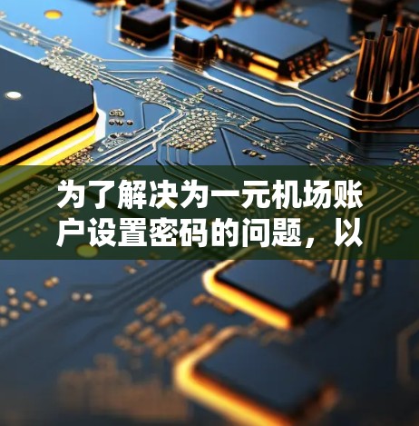 为了解决为一元机场账户设置密码的问题，以下是一个清晰的步骤指南