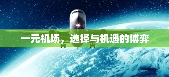 一元机场，选择与机遇的博弈