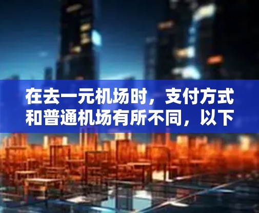 在去一元机场时，支付方式和普通机场有所不同，以下是详细的步骤指南