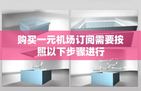 购买一元机场订阅需要按照以下步骤进行