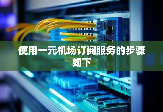 使用一元机场订阅服务的步骤如下