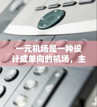 一元机场是一种设计成单向的机场，主要面向特定的活动或目的，如商业活动、展览等。以下是其原理的详细说明