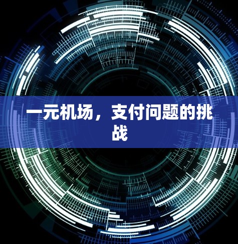 一元机场，支付问题的挑战