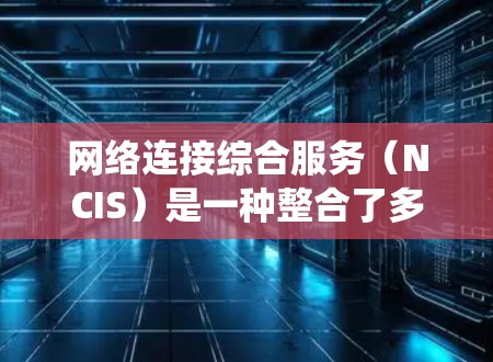 网络连接综合服务（NCIS）是一种整合了多种网络连接工具和服务的系统，旨在提供高效、安全和灵活的网络连接管理。以下是对NCIS的详细介绍