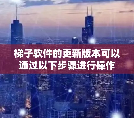梯子软件的更新版本可以通过以下步骤进行操作