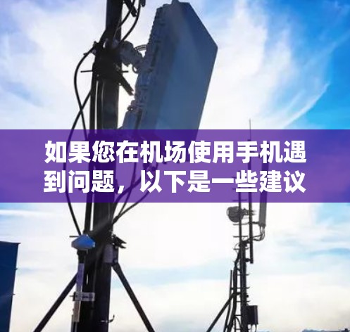 如果您在机场使用手机遇到问题，以下是一些建议和步骤，以帮助您解决问题