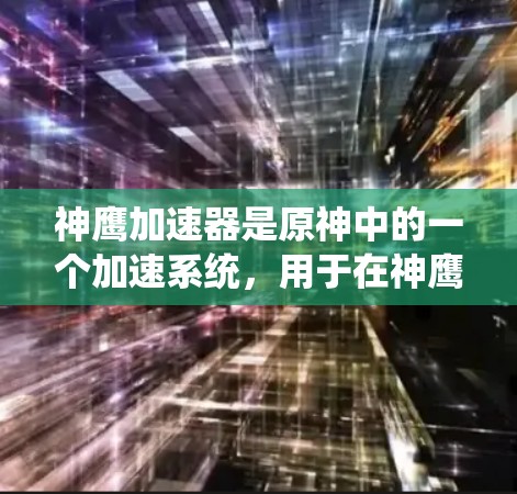 神鹰加速器是原神中的一个加速系统，用于在神鹰模式中提升技能和速度。加速器分为普通版和真核版，根据你的技能需求选择合适的加速器。以下是关于神鹰加速器最新版的详细介绍