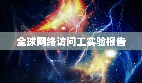 全球网络访问工实验报告