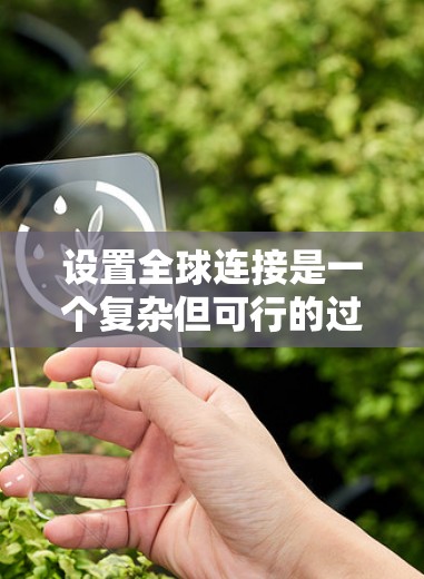 设置全球连接是一个复杂但可行的过程，可以帮助你使用相同的网络设备访问全球范围内的服务。以下是详细的步骤指南，帮助你完成这个过程