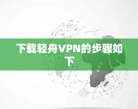 下载轻舟VPN的步骤如下