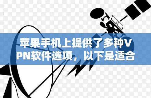 苹果手机上提供了多种VPN软件选项，以下是适合的几个推荐
