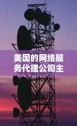 美国的网络服务代理公司主要集中在以下几个主要市场